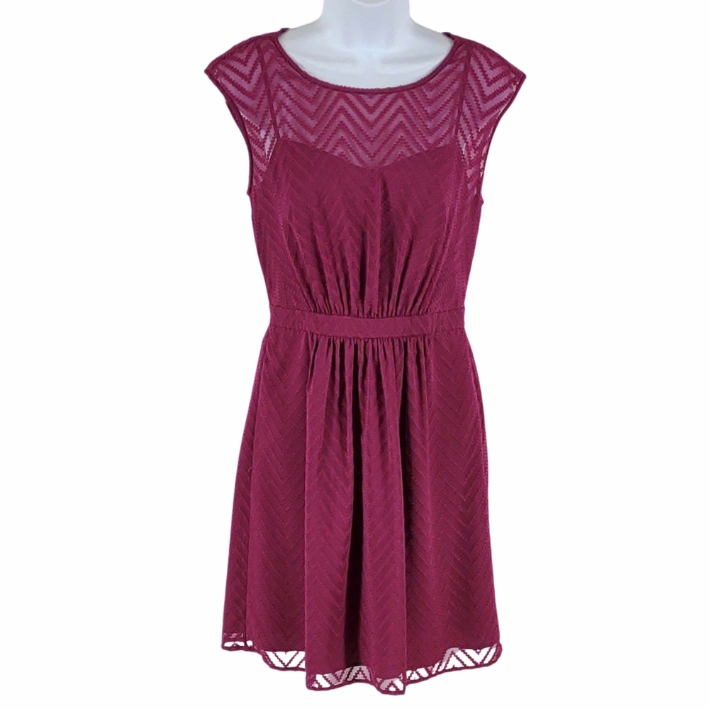 J. Crew magenta dress